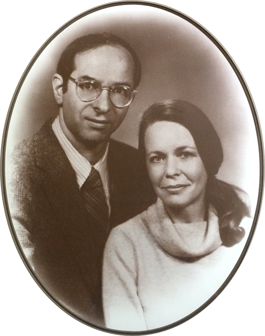 Photographic portrait of Richard & Phyllis Kluger
