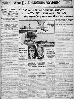 New York Tribune front page